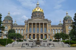 Iowa State House, Stephen Matthew Milligan, via Wikimedia Commons.