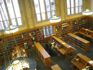 Yale Law Library... where the rules live. PENG Yanan via Wikimedia Commons.